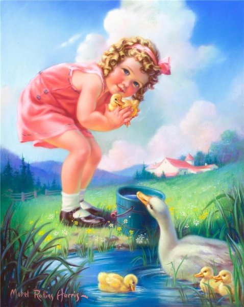 Художник Джима Дейли картины дети