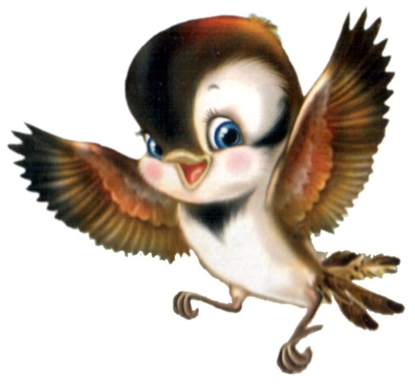 Воробей для детей