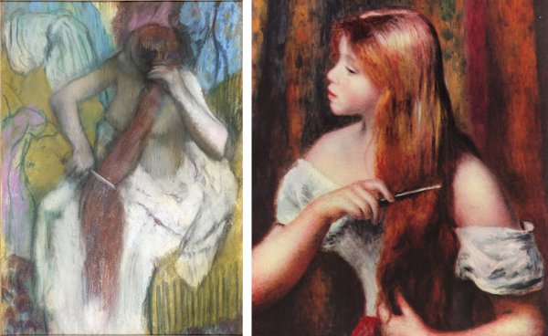 Эдгар Дега Причесывающаяся женщина