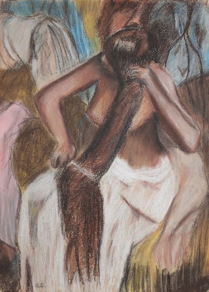 Эдгар Дега Причесывающаяся женщина Эрмитаж