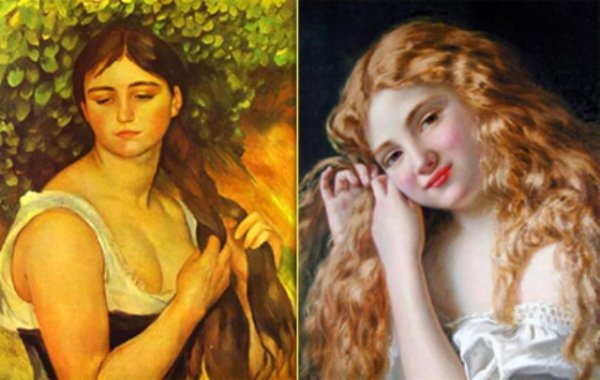 Пьер-Огюст Ренуар, “Причесывающаяся”, 1894