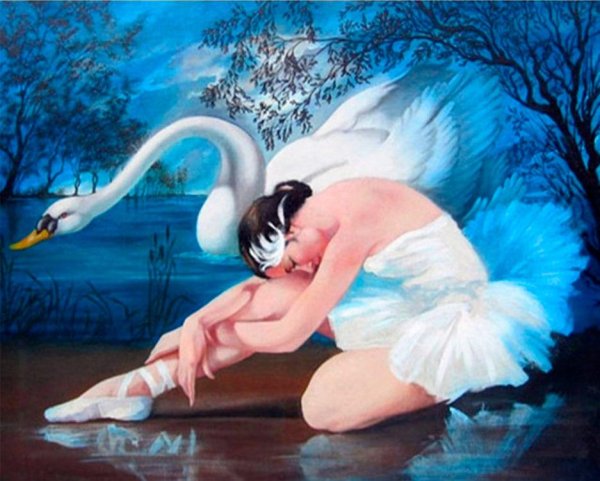 Лебединое озеро лебедь