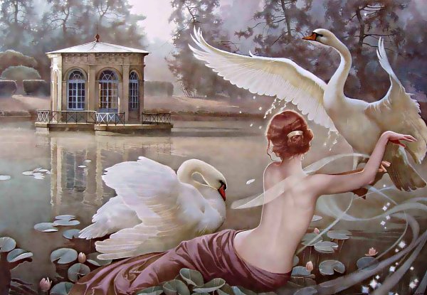 Лебедь фэнтези
