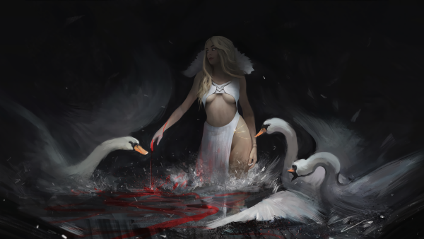 Девочка лебедь