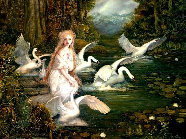 Девушка лебедь