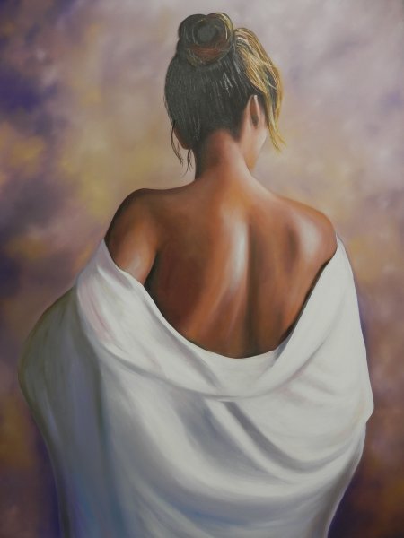 Картины девушек со спины