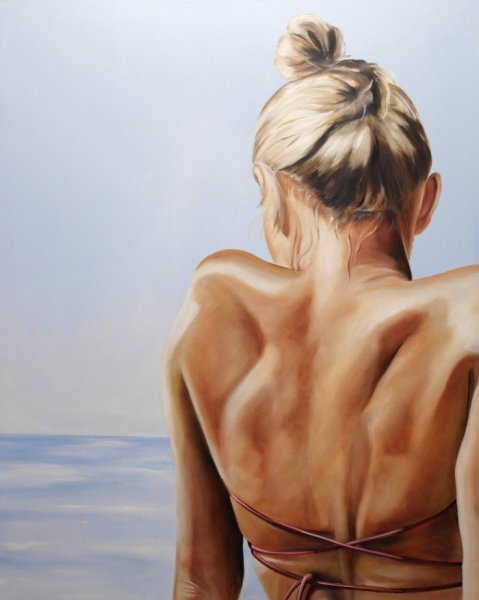 Картины девушек со спины