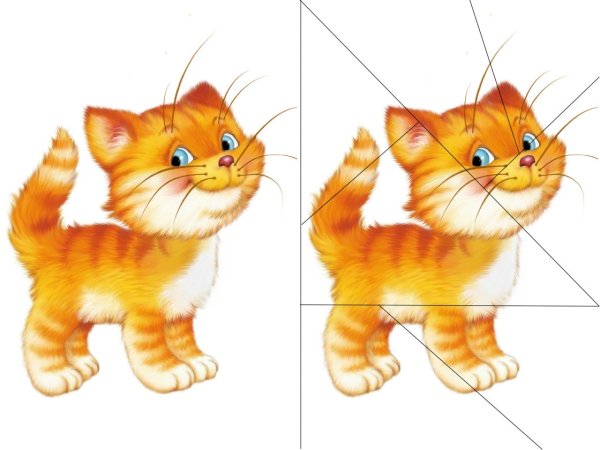 Разрезные пазлы для малышей