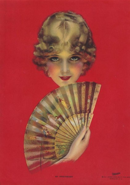 Клод Огюст Ренуар «девушка с веером»,1881.