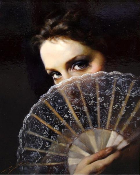 Эдуард Мане Берта Моризо с веером