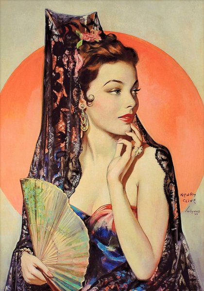 Женщина с опахалом