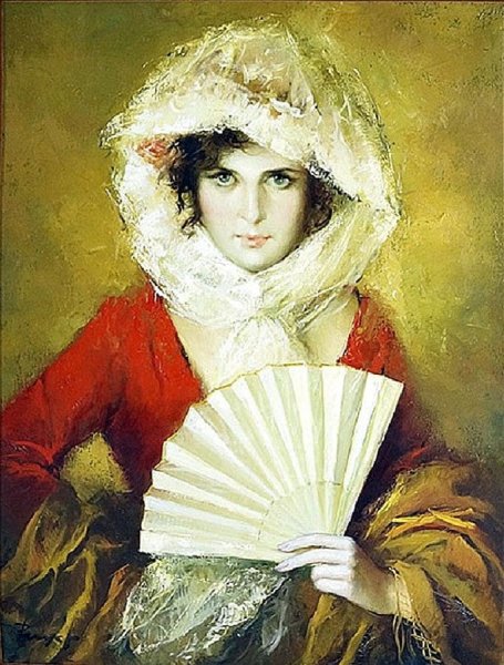 Веер в живописи