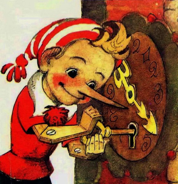 Литературный герой Буратино