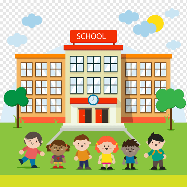 Изображение школы для детей