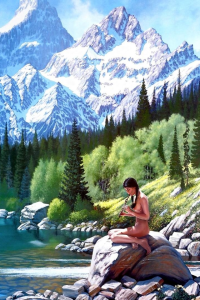 Красивые пейзажи с людьми