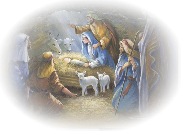 Рождество Христово на прозрачном фоне