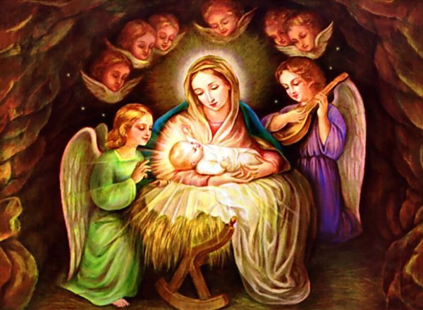 Дева Мария с младенцем вертеп