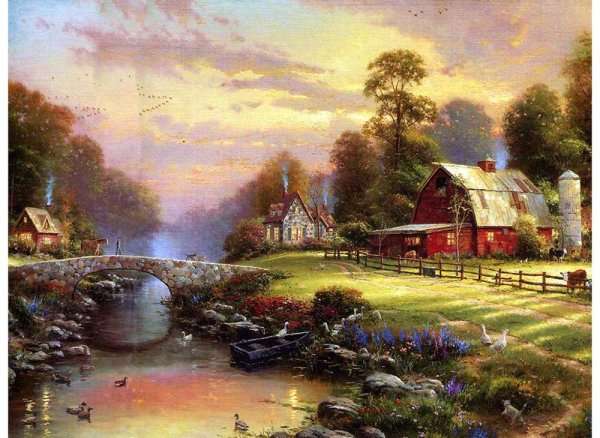 Картины пейзажи Томас Кинкейд