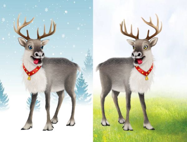 Северный олень для детей