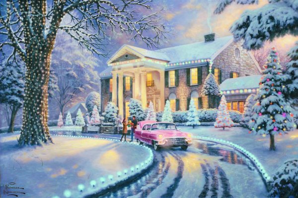 Художник Томас Кинкейд зима