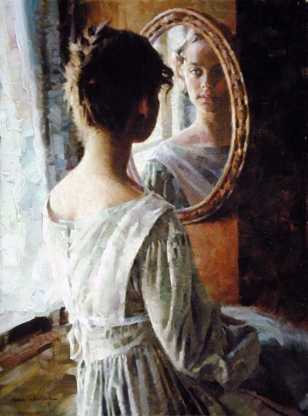 («Отражение в зеркале», 1840