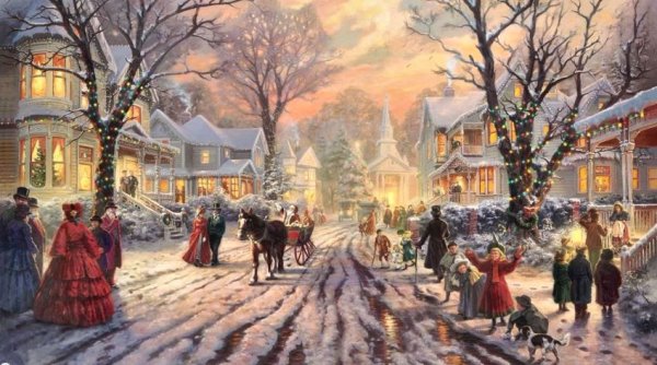 Томас Кинкейд "Рождество в Нью-Йорке"