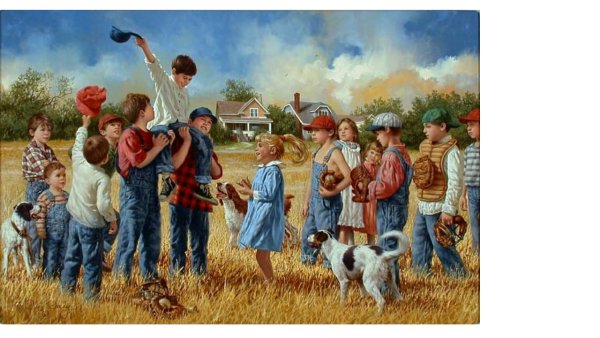 Художник Джим Дейли картины прекрасная пора детства-