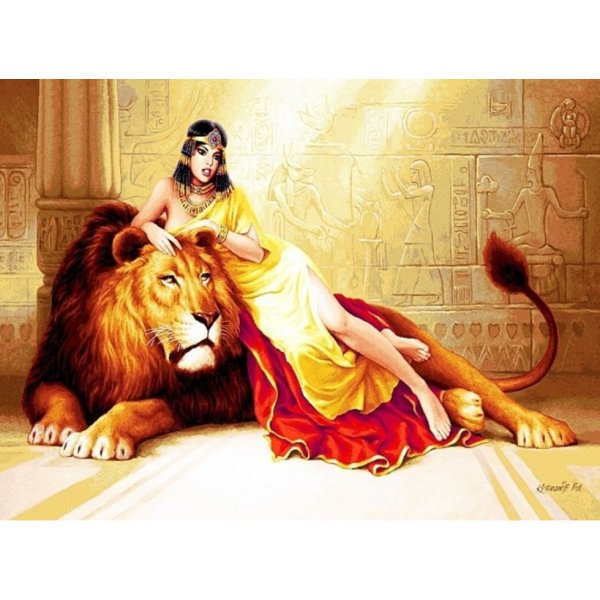 Царица Клеопатра и Лев
