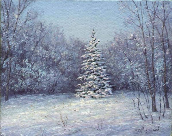 Иван Иванович Шишкин зима 1890