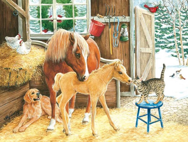 Картины с домашними животными