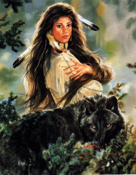 Американская художница maija