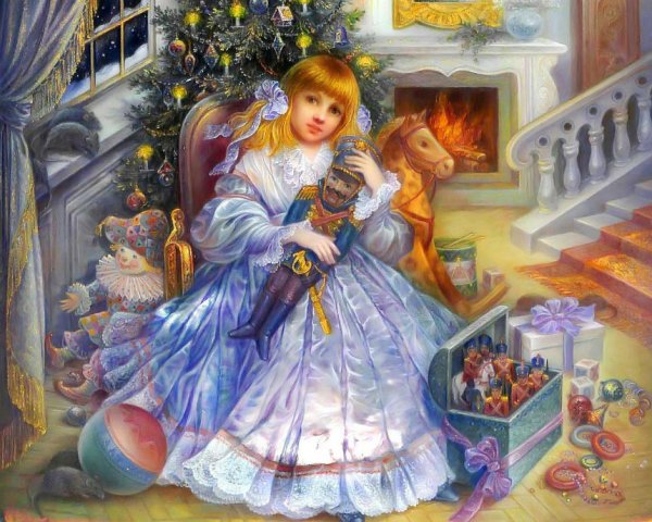 Ники Боэм художник Рождество