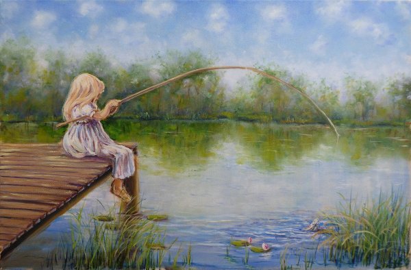 Анна Виноградова картина Русалка