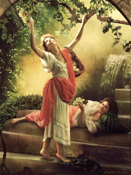 Карл Павлович Брюллов девушка собирающая виноград