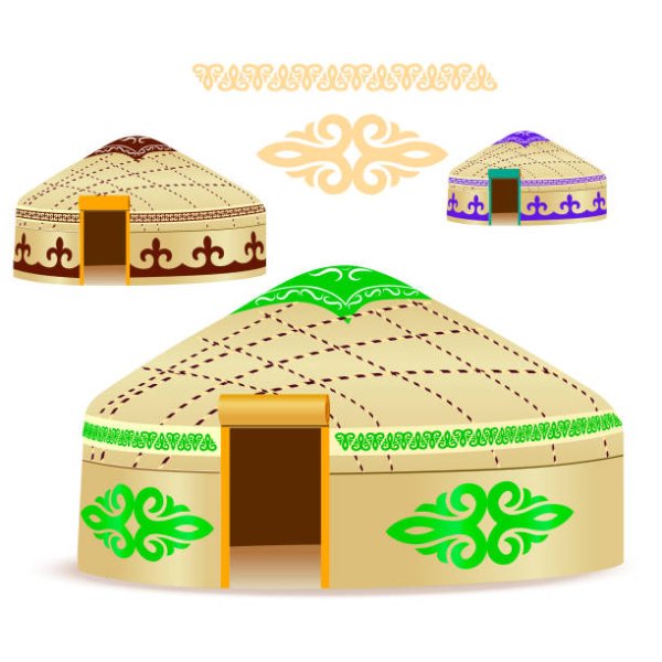 Разукрашенные Юрты для детей