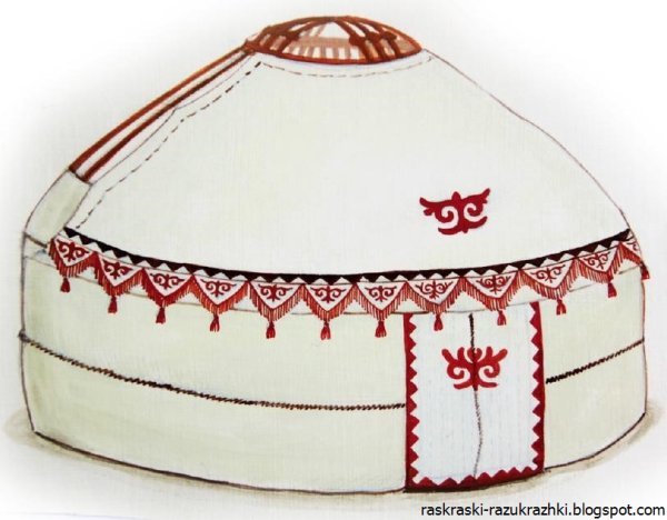 Башкирская Национальная юрта для детей