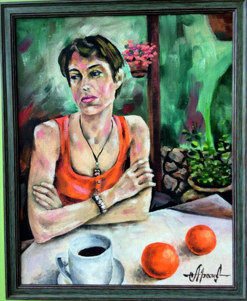 Девочка с апельсинами картина