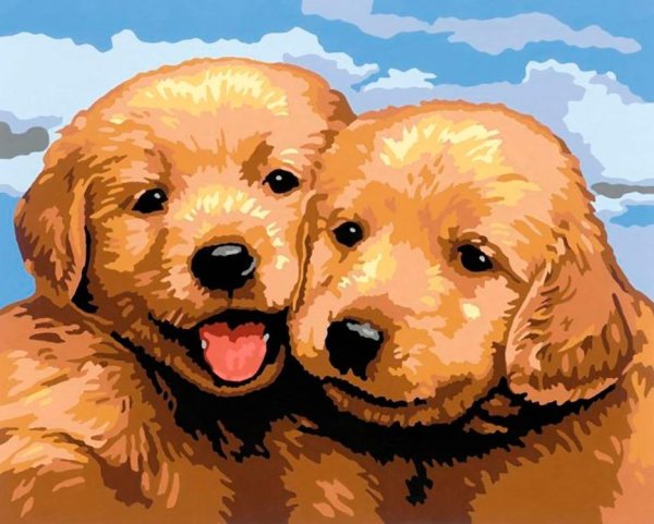 Картина собачки