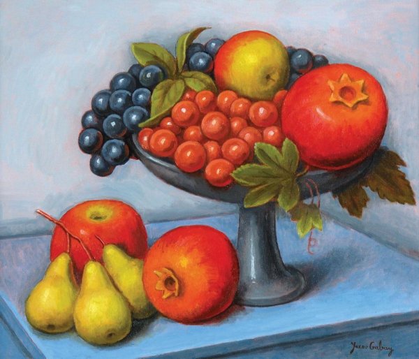 Натюрморт с фруктами для детей