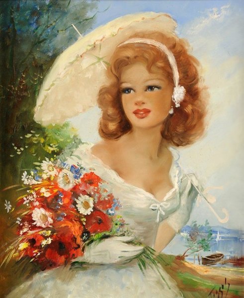 Художник Джон Ллойд Стревенс