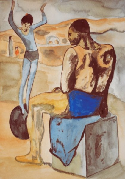 Девочка на шаре п.Пикассо