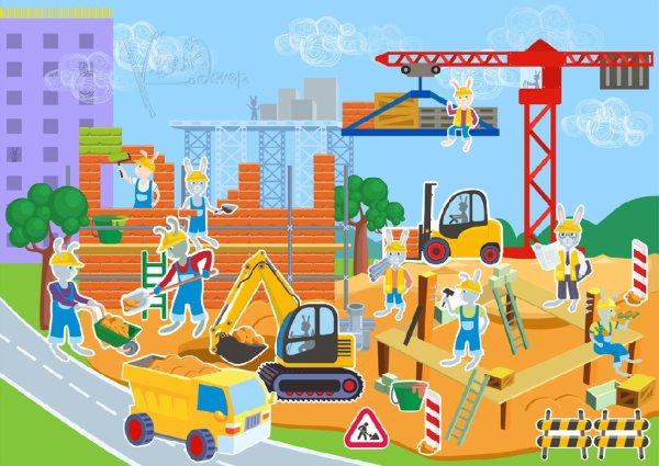 Стройка для дошкольников