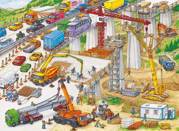 Пазл Castorland Construction site (b-040018), 40 дет.