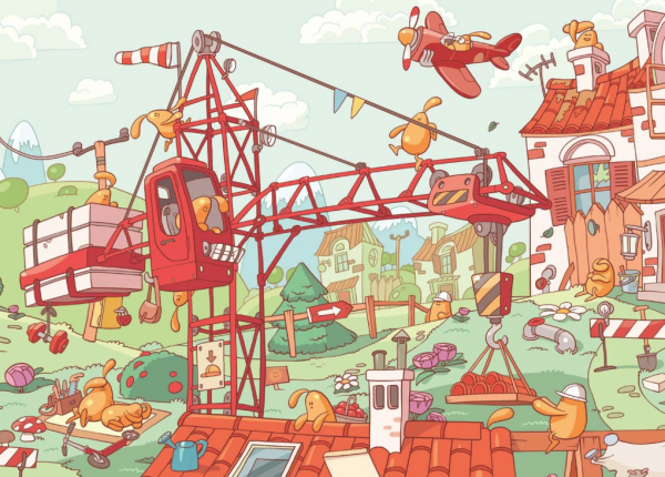 Малыш на стройке