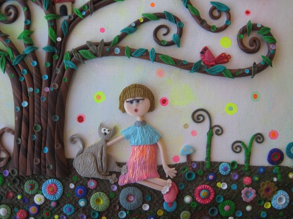 Пластилинография Ван Гог