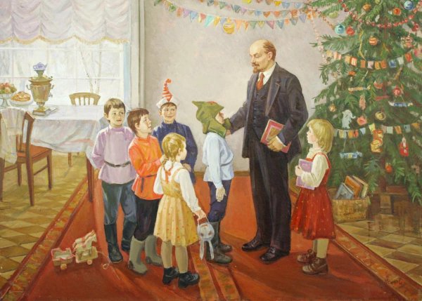 Ленин на елке в Сокольниках