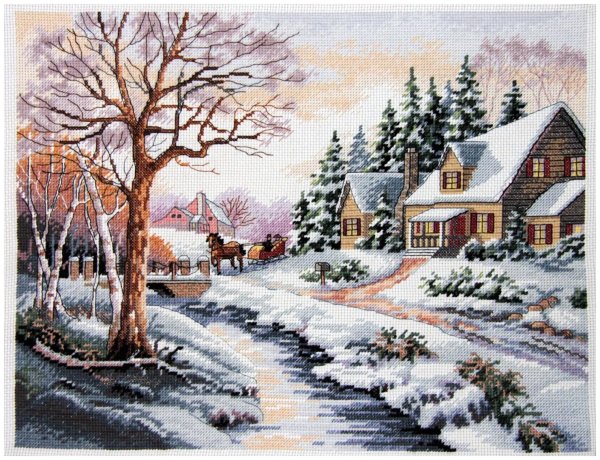 Зимняя улица Дименшенс