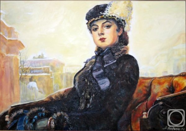 Незнакомка картина Крамского
