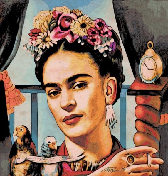 Фрида Кало монобровь