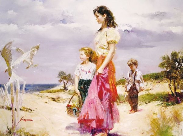 Картины Пино Даени природа